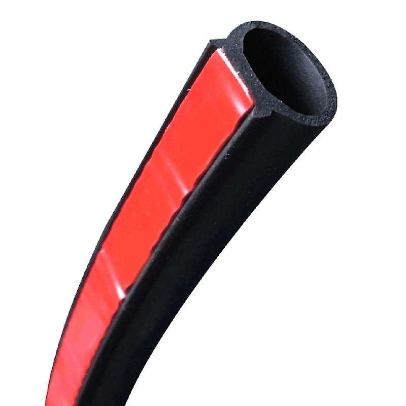 4M Large D-Shape Car Rubber Seal Sound Insulation Car Door Sealing Strip Weather Strip for Engine Ho