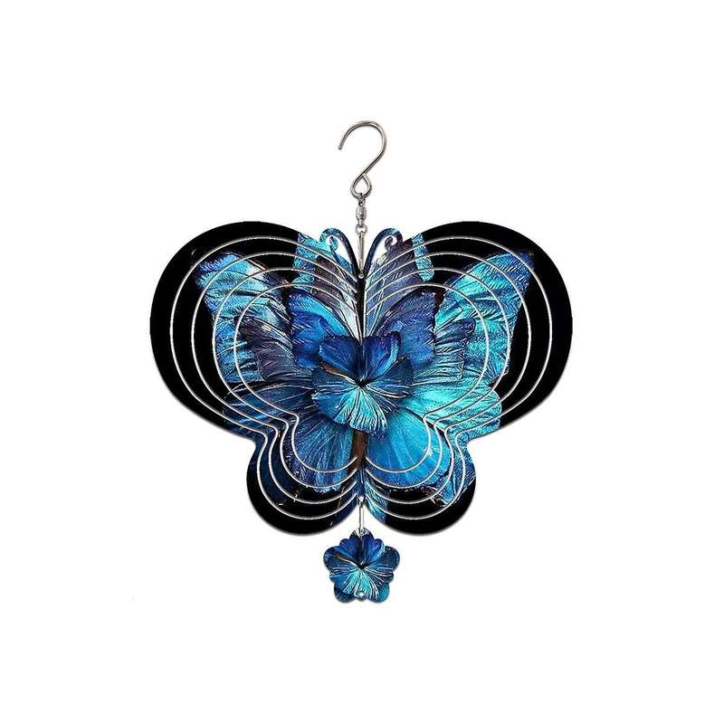 4pack 10 Inch Sublimation Wind Spinner Blanks 3d Hanging Wind Spinners Double Sided Wind Powered Ki