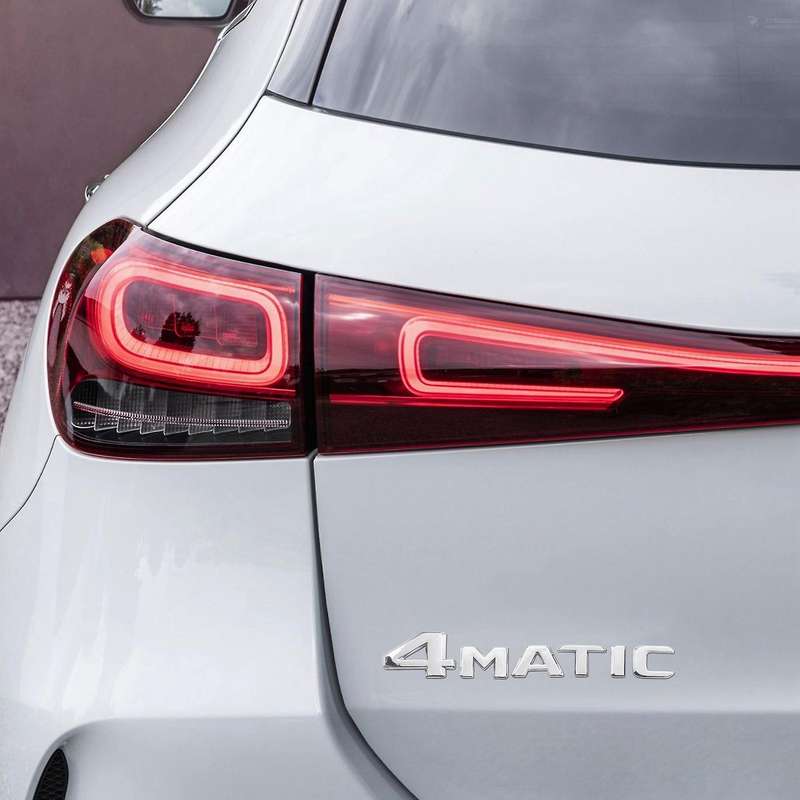 4matic Silver Auto Trunk Door Bumper Badge Decal Emblem Adhesive Tape Sticker Replacement for -