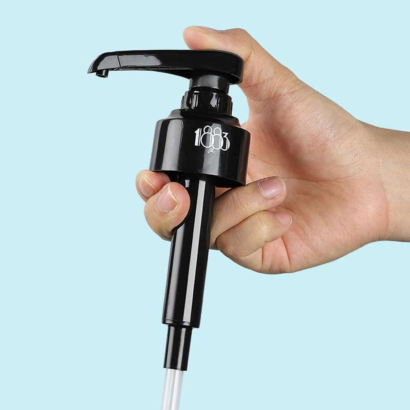 4pack Black 8ml Syrup Pumps Dispenser Pump Great for Monin Coffee Syrups Snow Cones Flavorings & Mo