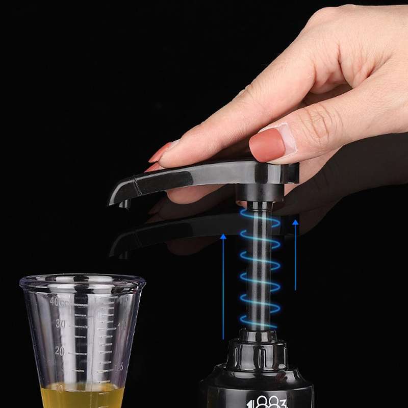 4Pack Black 8Ml Syrup Pumps Dispenser Pump Great for Monin Coffee Syrups Snow Cones Flavorings & Mor