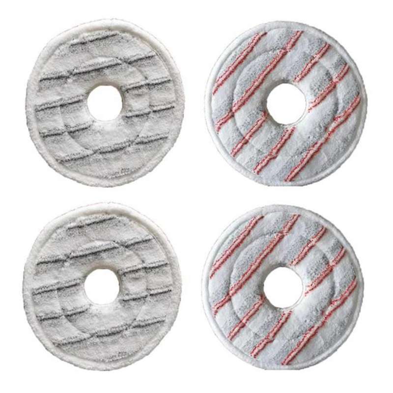 4Pack Microfibre Washable for Spin & Clean Mop Refill Vacuum Cleaner Dry and Wet Usage Mop Cloths Pa