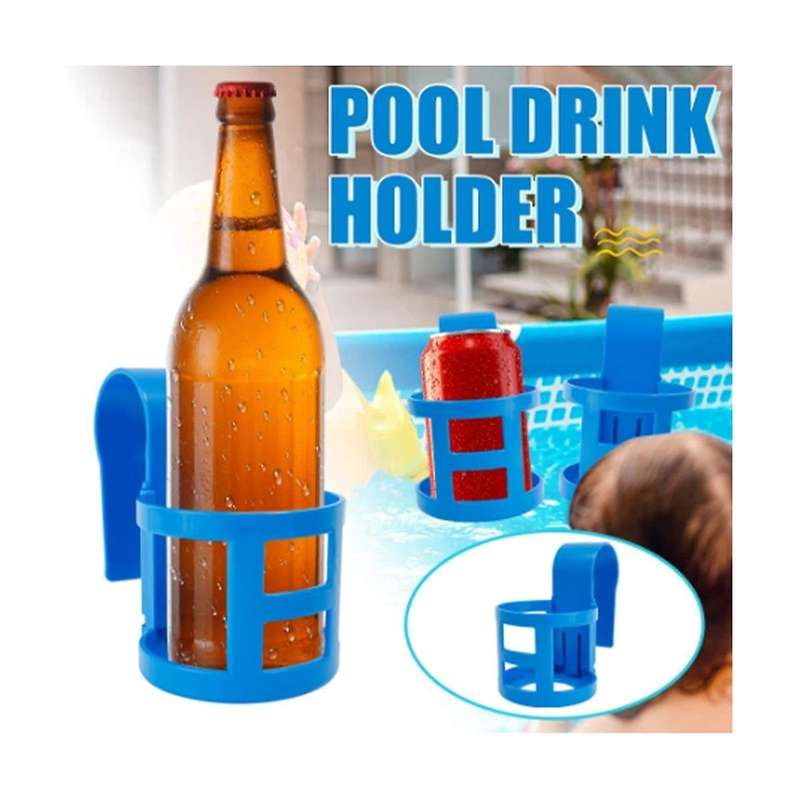 4pack Poolside Cup Holders for Above Ground Pools, Pool Cup Holder for Refreshing Drinks, Fits 2in