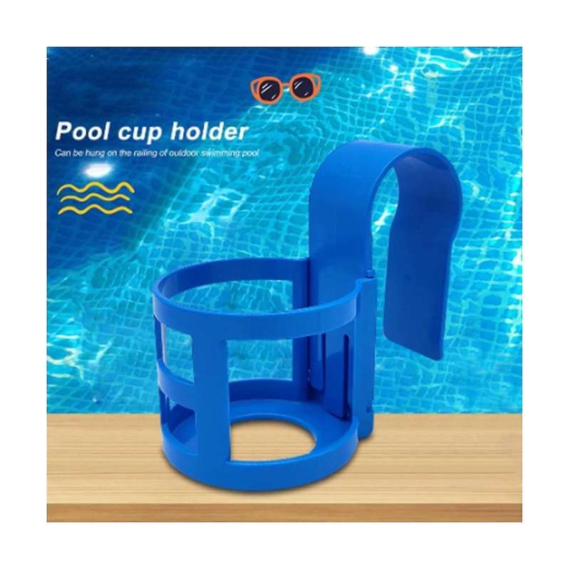 4pack Poolside Cup Holders for Above Ground Pools, Pool Cup Holder for Refreshing Drinks, Fits 2in