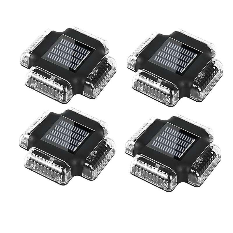 4pack Solar Pool Deck Lights Pool Side Floor Lights,Outdoor Above Ground and Inground Swimming Pools
