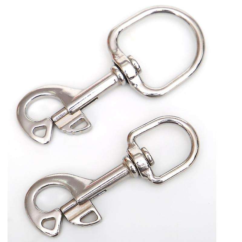 4Pack Scuba Diving Hook Stainless Steel Swivel Eye Bolt Snap Hook Clip Marine Boat 96mm