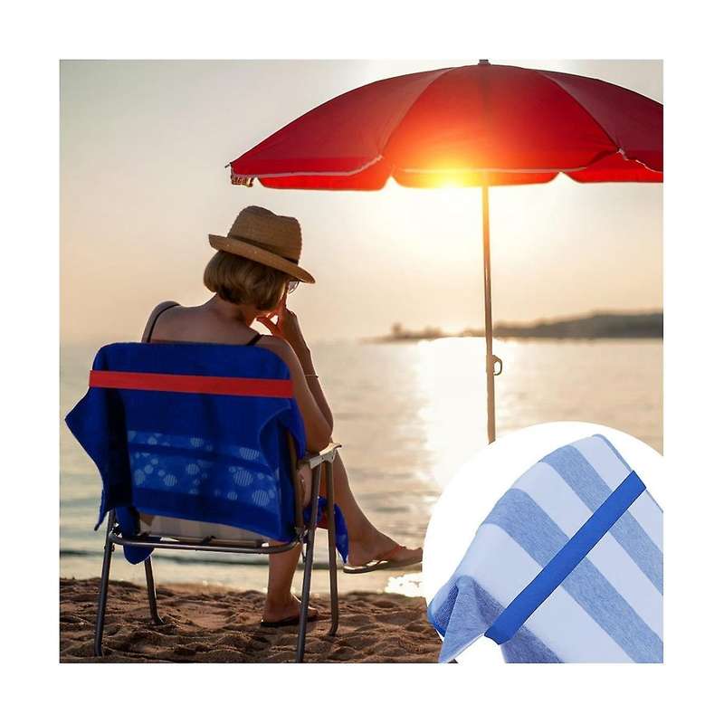 4pack Towel Bands for Beach, Pool & Cruise Chairs, The Towel Chair Clips Towel Holder Beach Towel C