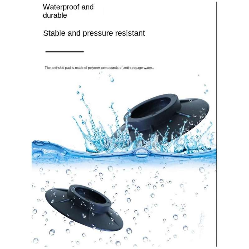 4-pack Washing Machine Anti- Shock-absorbing Pads, Silent Waterproof and Moisture-proof Rubber Unive
