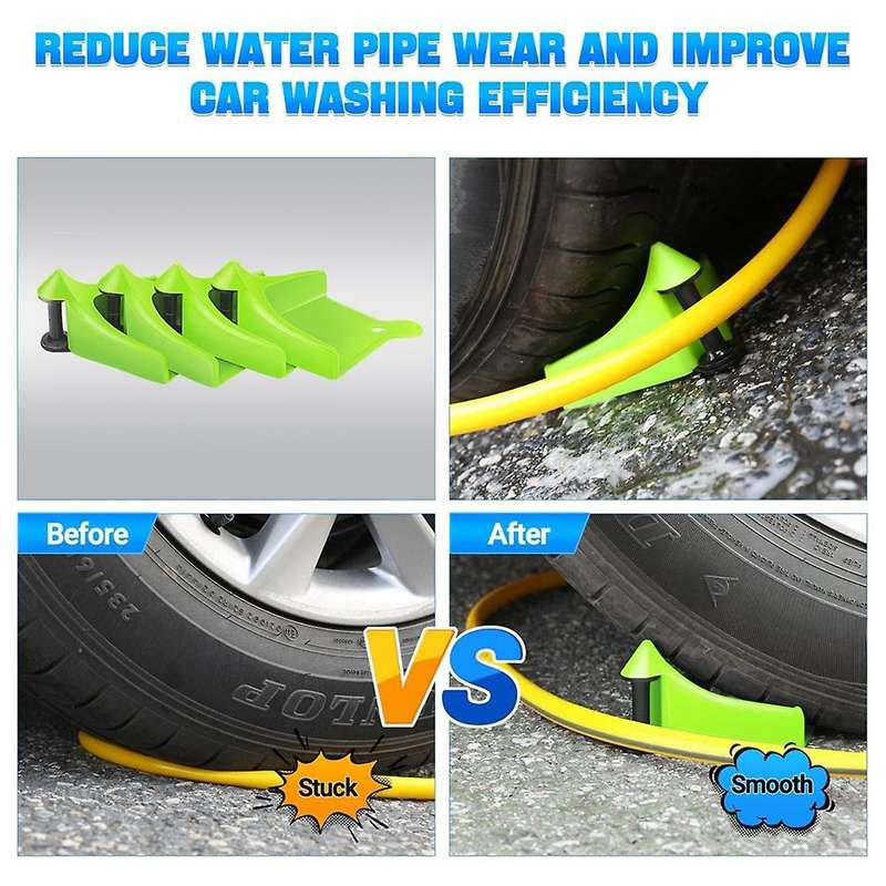 4-pack Tire Hose Rollers for Car Wash Avoid Snagging, Car Wash Detailing Supplies Tool, Auto Detaili