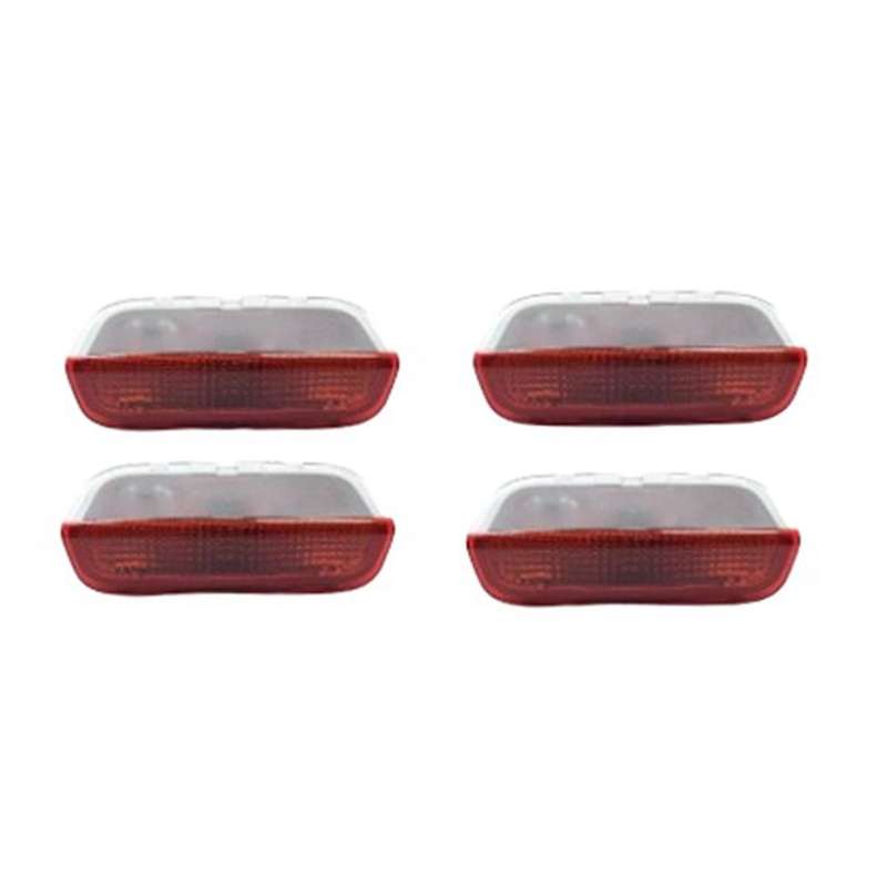 4Pc Car Interior Lamps Door Warning Light 3AD947411 for Golf MK5 MK6 MK7 B6 B7 CC Superb SEAT