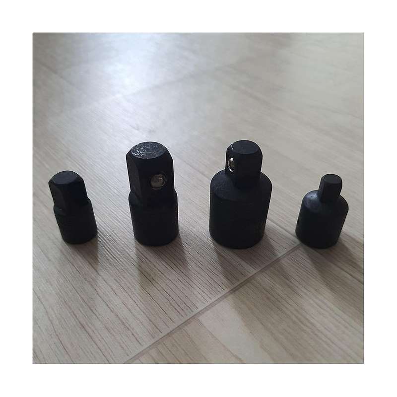 4PC Black Sleeve Sleeve Conversion Head Steel Ball Conversion Head Mutual Conversion Joint