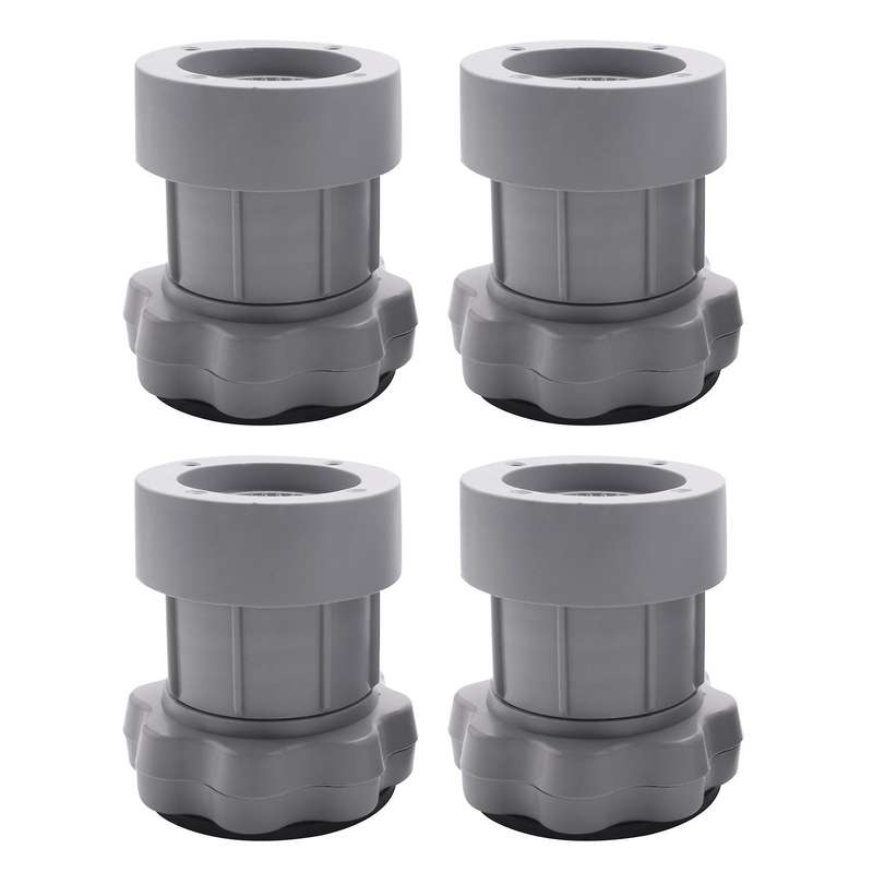 4pc Adjustable Heighten Washing Machine Anti Shock Non Feet Mat Fridge Floor Furniture Protector-gr