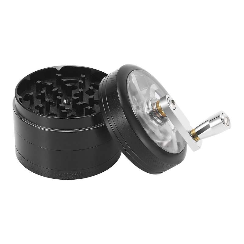 4pc Grinder Manual Grinder Grinder Manual Crank and Scraper for Preparing Raw Materials, Nutrients
