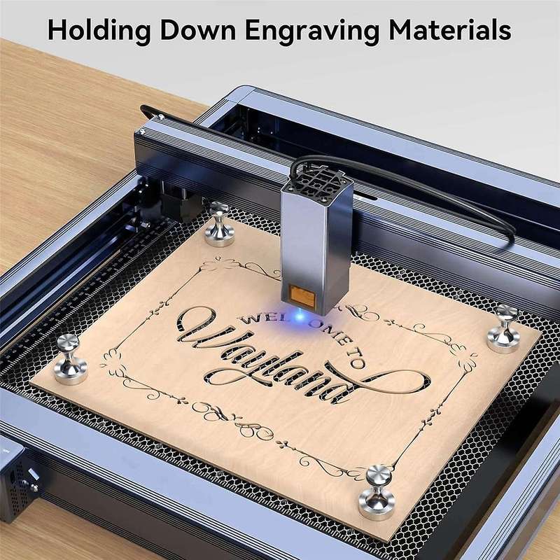 4pc Honeycomb Material Pin, Magnetic Module for Honeycomb Panels, Adapted to Laser Cutter/laser Engr