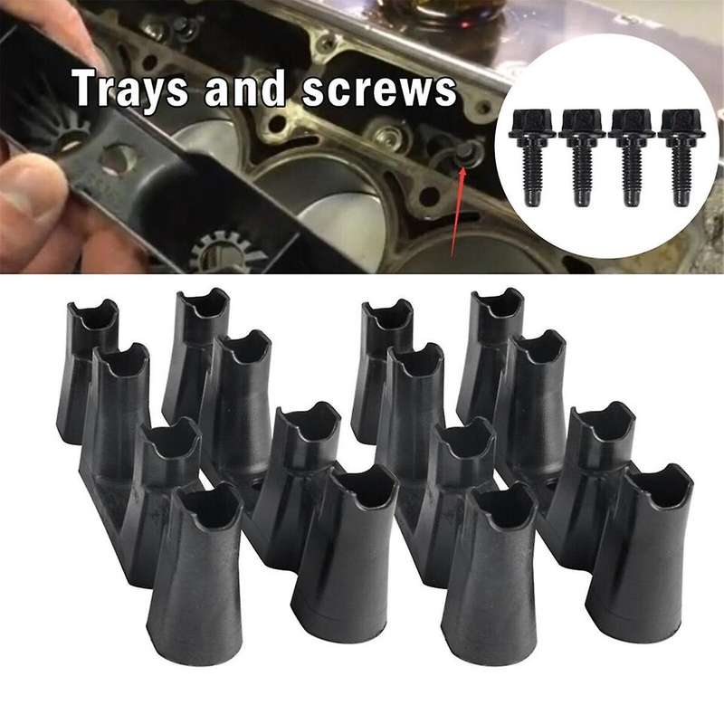 4Pc Lifter Trays & Bolts 12595365 for LS7 Lifters LS1 LS3 4.8 6.0 6.2L NON-/AFM Trays