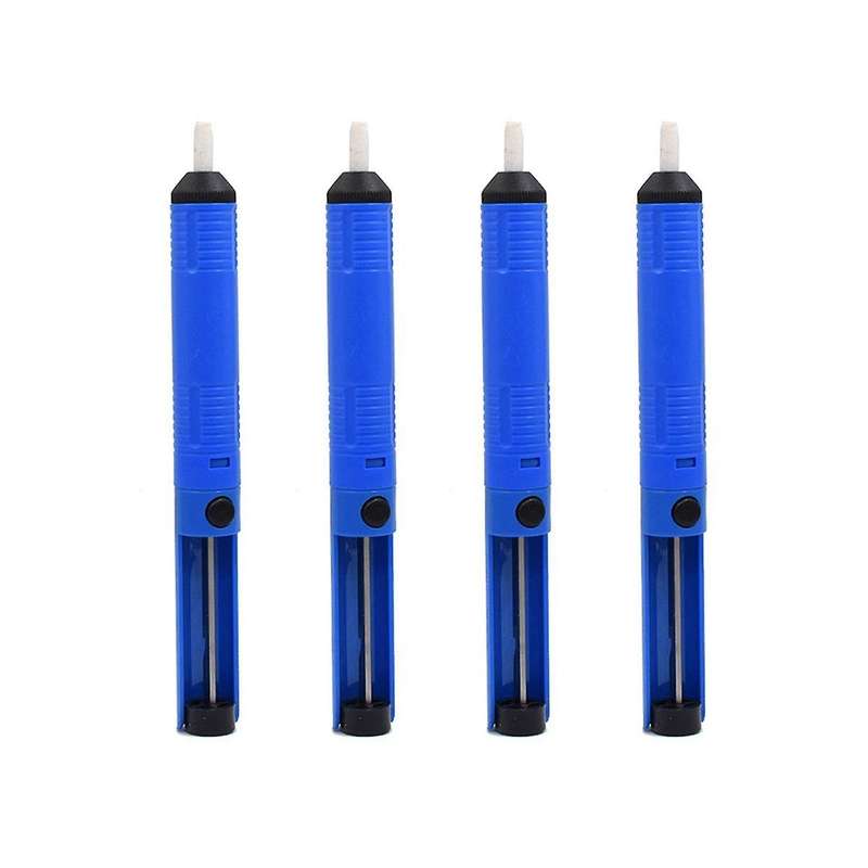 4pcs 012 Tin Suction Device High Temperature Resistant Small Plastic Tin Suction Device