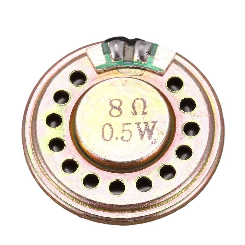 4pcs 0.5w 8 Ohm 28mm Dia Mini Metal Inside Magnet Music Player Speaker