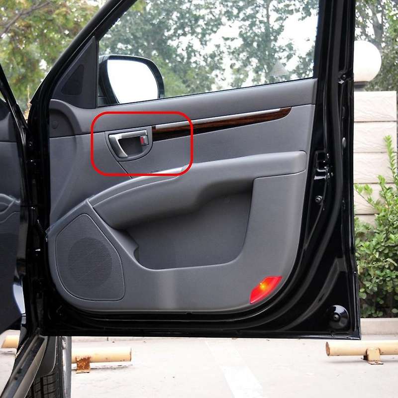 4Pcs (Four Door)Interior Inner Door Handle for 2007-2012 with Gray Knob 82610-2B010 82620-2B010