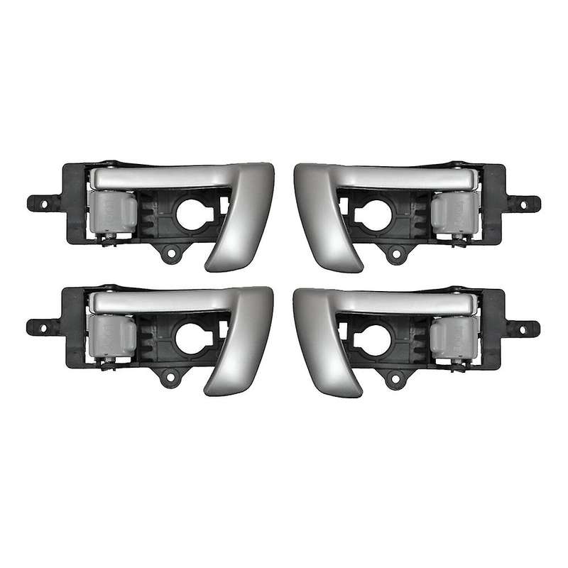 4Pcs (Four Door)Interior Inner Door Handle for 2007-2012 with Gray Knob 82610-2B010 82620-2B010
