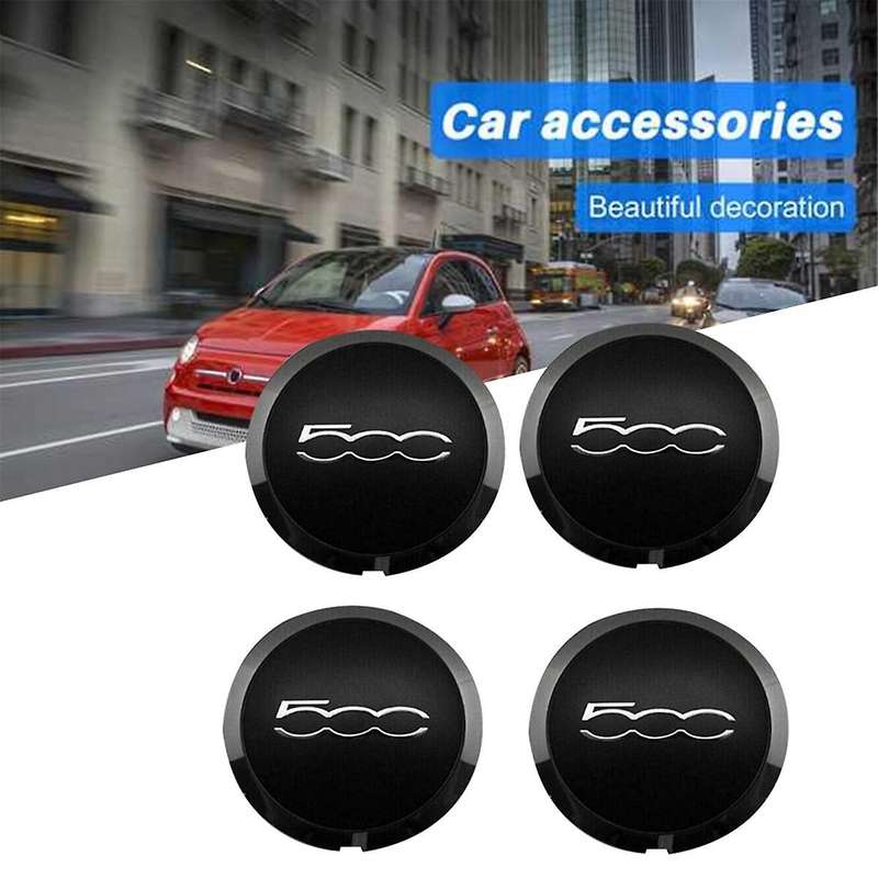 4pcs 133mm Hubcap for Wheels Centre Hub Caps 68078419ac 68078421ac Dust Cover 51884863 Black