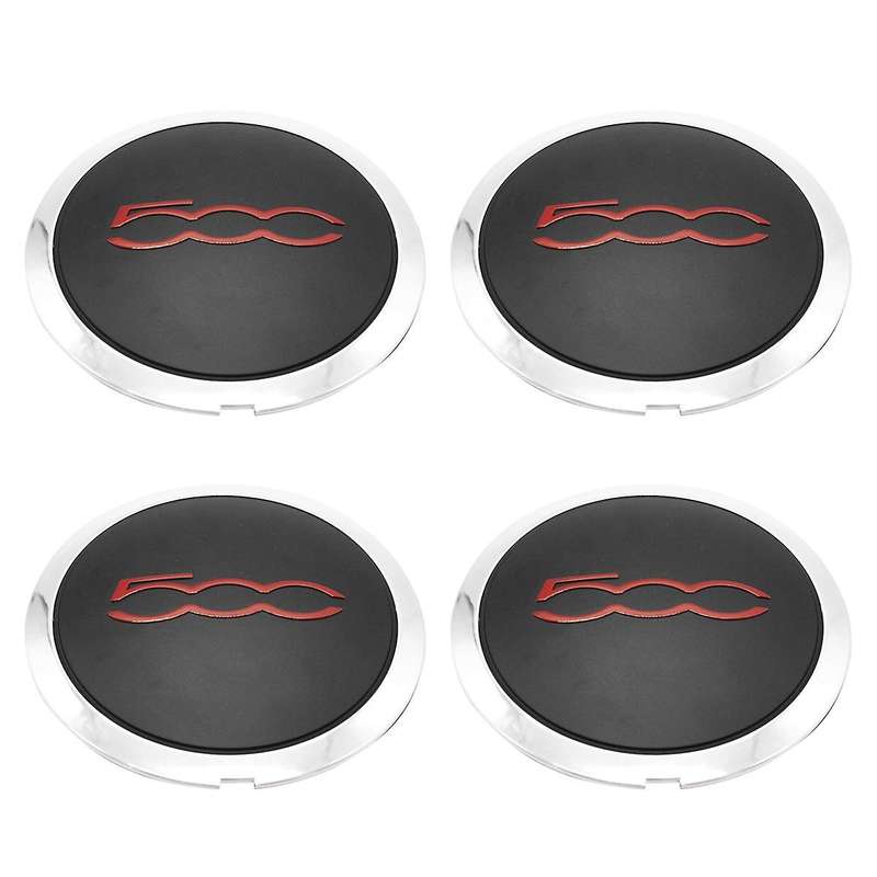 4pcs 133mm Hubcap for Wheels Centre Hub Caps Set 68078419ac 68078421ac Dust Cover 51884863 Red