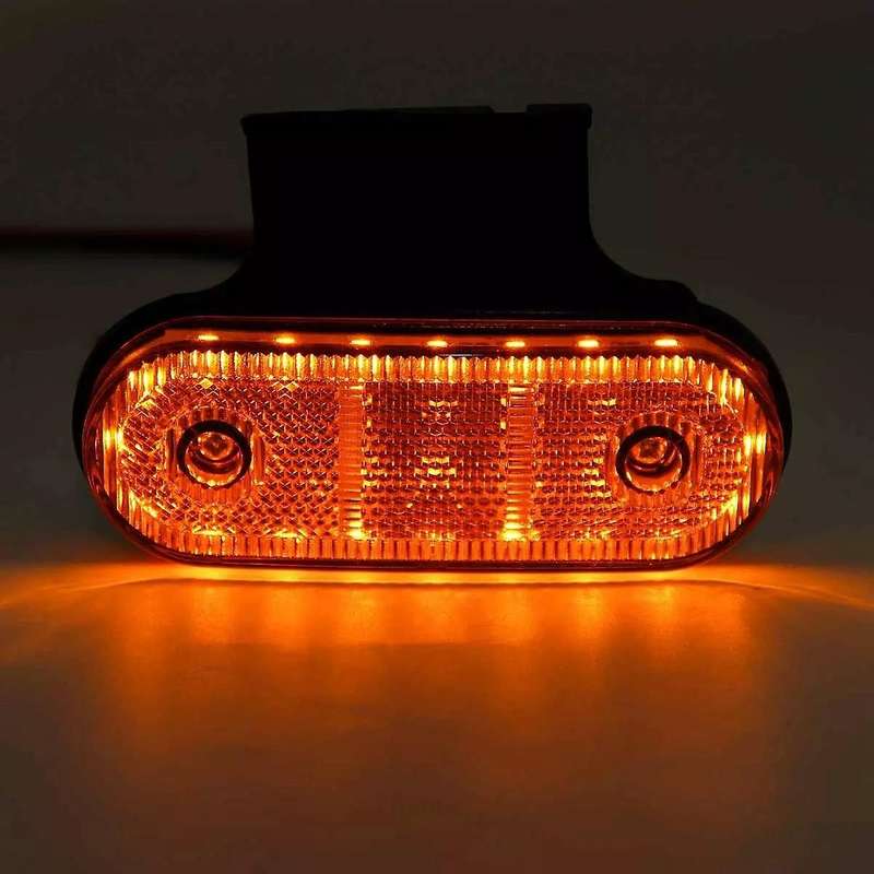4pcs 12v 24v 20 Led Car Truck Side Marker Light Rear Tail Light Accessories for Rv Trailer Lorry Pi