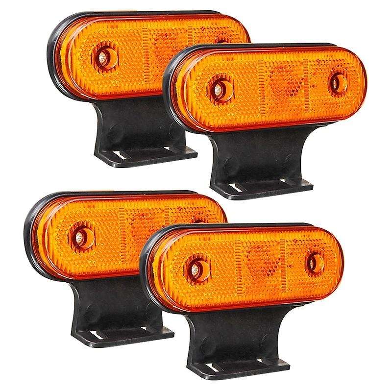 4pcs 12v 24v 20 Led Car Truck Side Marker Light Rear Tail Light Accessories for Rv Trailer Lorry Pi