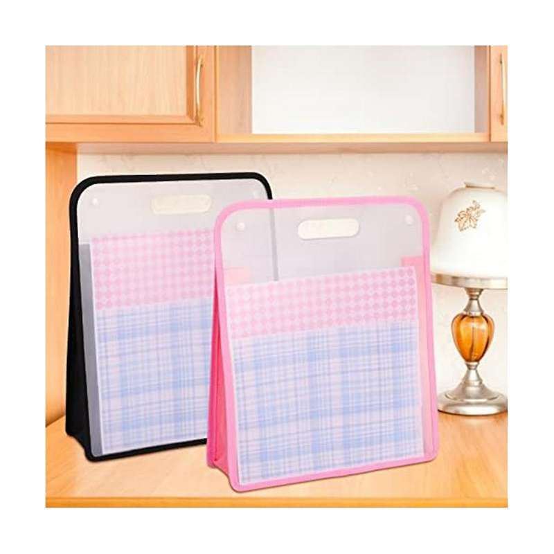 4pcs 15.8 X 13 X 3 Inches Scrapbook Paper Storage Organizer Box, Expandable Paper Folio12 X 12 Sheet