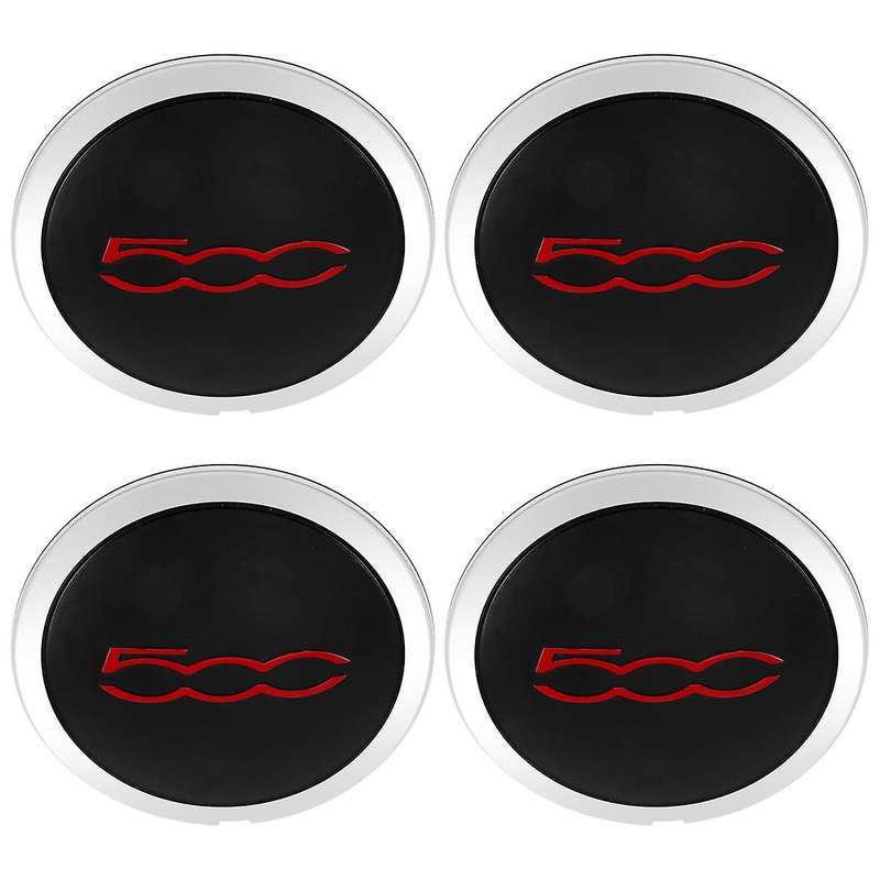 4pcs 133mm Hubcap for Wheels Centre Hub Set 68078419ac 68078421ac Dust Cover 51884863 Red