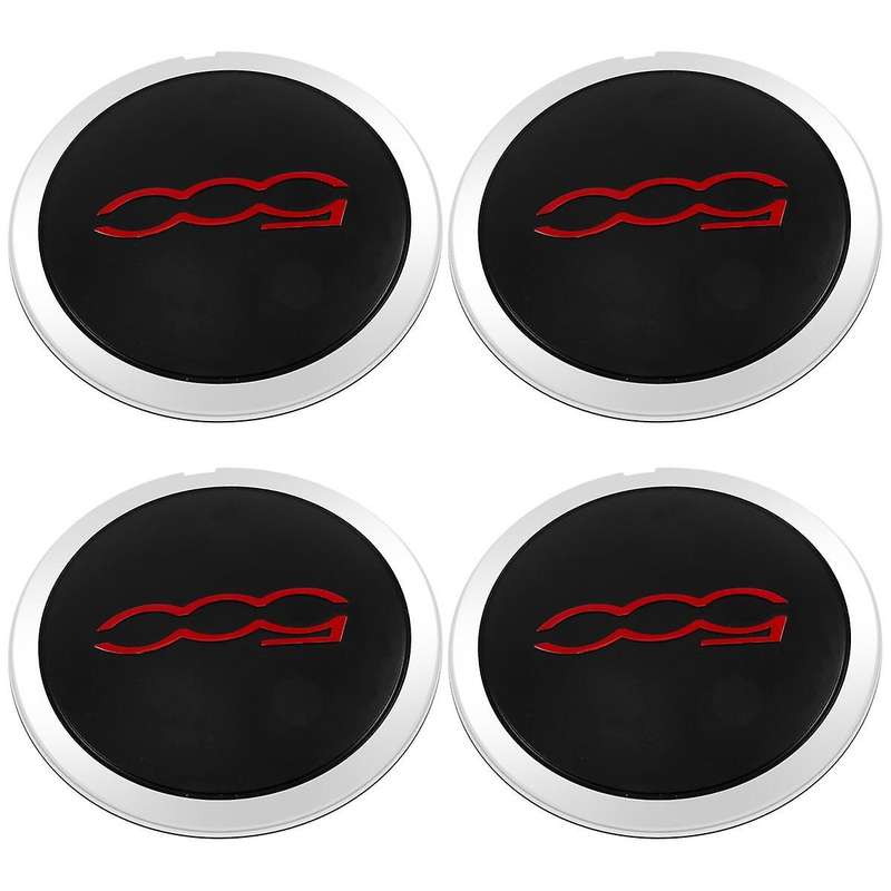 4pcs 133mm Hubcap for Wheels Centre Hub Set 68078419ac 68078421ac Dust Cover 51884863 Red
