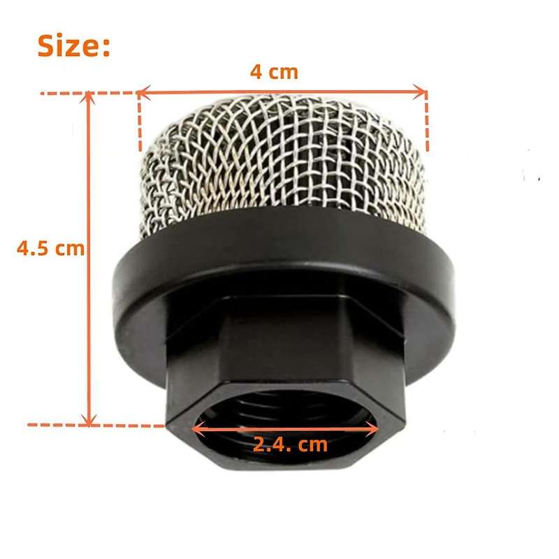 4pcs 246385 Hose Inlet Strainer Filter,inlet Suction Strainer Mesh Filter Intake Hose Strainer Scre