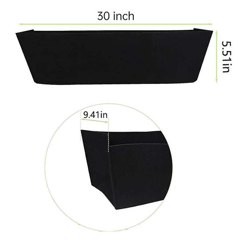 4Pcs 36Inch Felt Replacement Coconut Liner for ,Fabric Liners for Hanging Baskets,Rectangle Planting