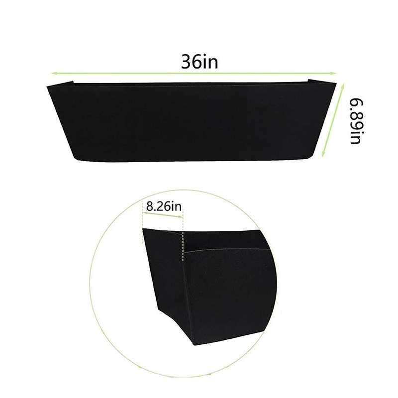 4Pcs 36Inch Felt Replacement Coconut Liner for ,Fabric Liners for Hanging Baskets,Rectangle Planting