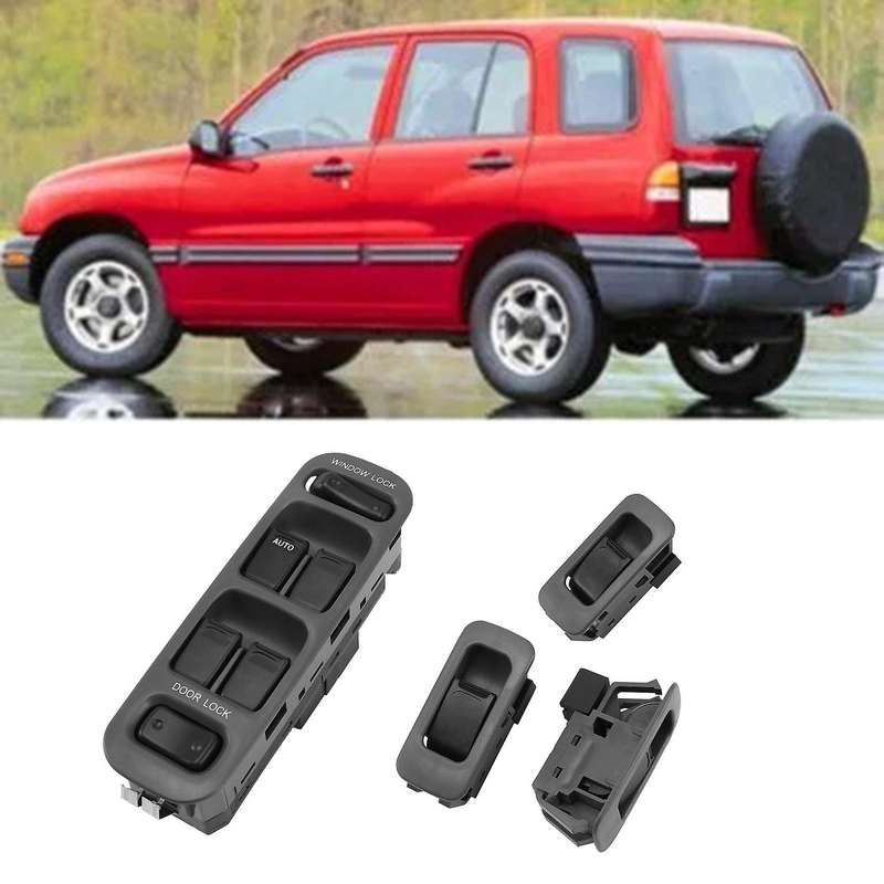 4Pcs 37990-65D10-T01 37995-75F00-T01 Power Window Switch Assy for Grand Vitara XL-7