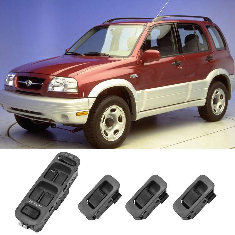 4Pcs 37990-65D10-T01 37995-75F00-T01 Power Window Switch Assy for Grand Vitara XL-7
