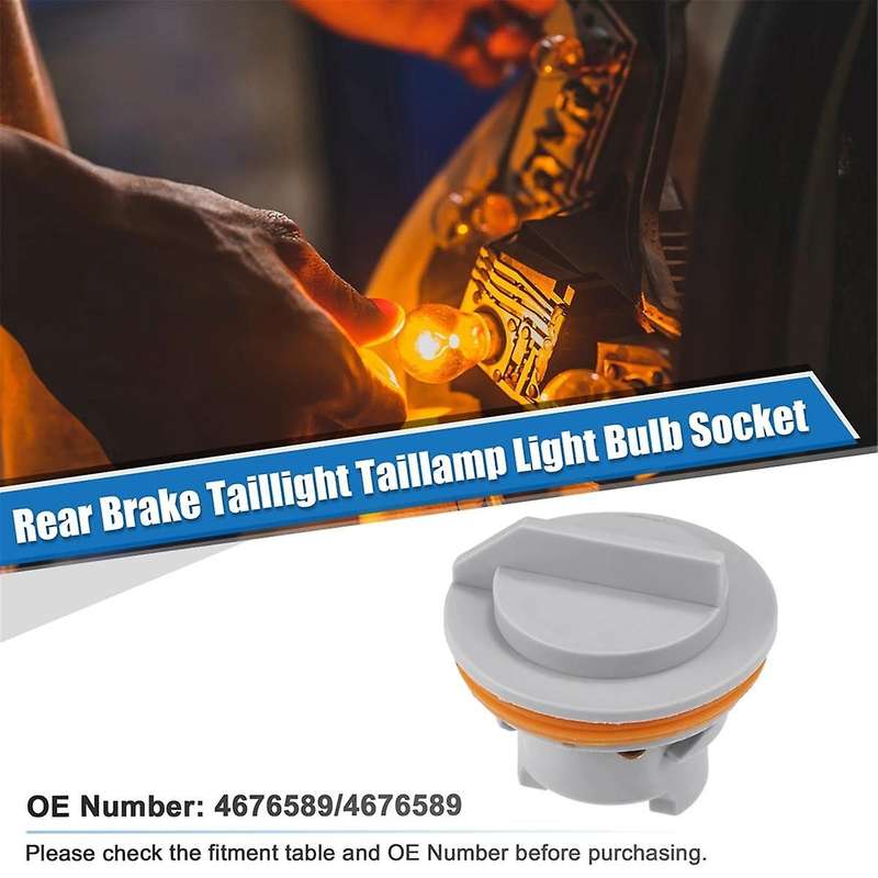 4pcs 4676589 Rear Brake Taillight Light Bulb Socket for 1996-2000 for Liberty 02-04
