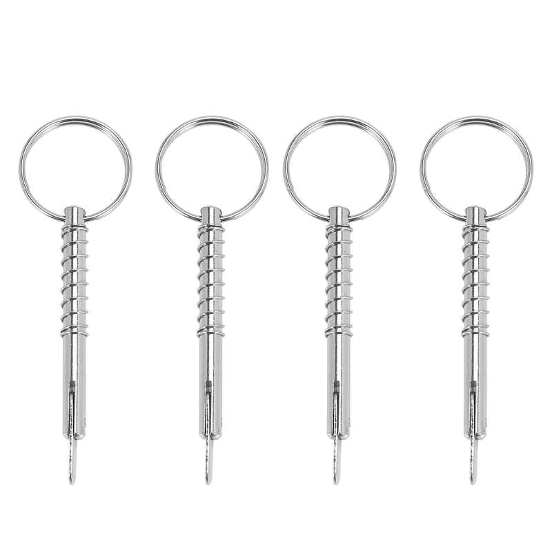 4Pcs 51mm Marine Grade Quick Release Pin for Boat Bimini Top Deck Hinge