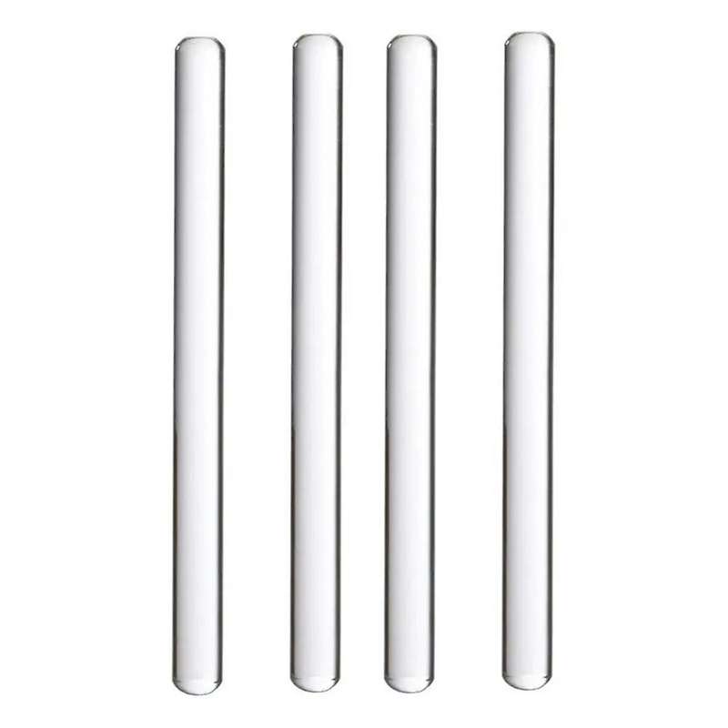 4Pcs 6.5Inch Acrylic Rolling Pin Clear Clay Rolling Pins Fondant Rolling Pole Cake Noodle Baking Dec