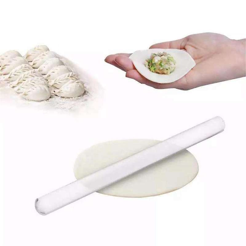 4Pcs 6.5Inch Acrylic Rolling Pin Clear Clay Rolling Pins Fondant Rolling Pole Cake Noodle Baking Dec