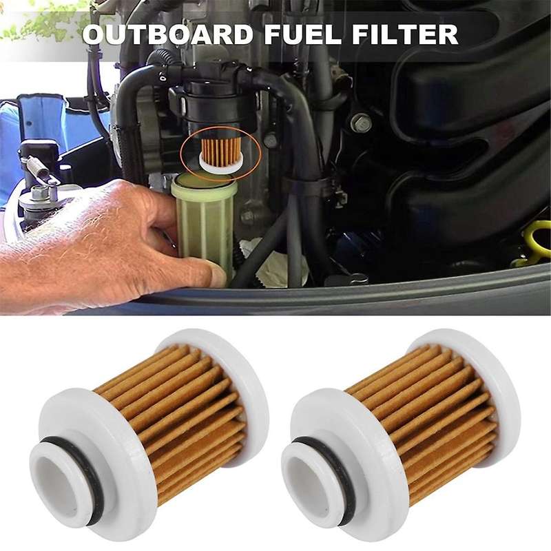 4PCS 6D8-WS24A-00 Fuel Filter for F50-F115 Outboard Engine 40-115Hp 30HP-115HP 4-Stroke Filter 6D8-2