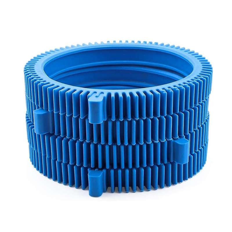 4pcs 896584000-143 Blue Front Tire Kit with Hump Replacement for Pool Cleaners 2X,4X,Pool Tire