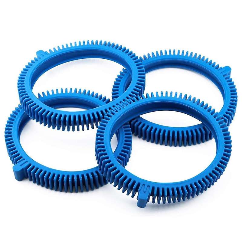4pcs 896584000-143 Blue Front Tire Kit with Hump Replacement for Pool Cleaners 2X,4X,Pool Tire