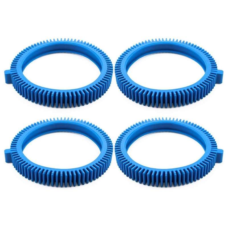 4pcs 896584000-143 Blue Front Tire Kit with Hump Replacement for Pool Cleaners 2X,4X,Pool Tire