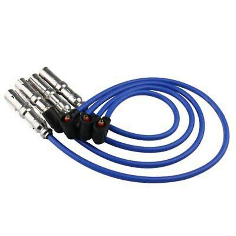 4PCS 8mm Car Spark Plug Wiring Harness Car Spark Plug Ignition Wire Set for Golf 2.0L 27588 2001-201