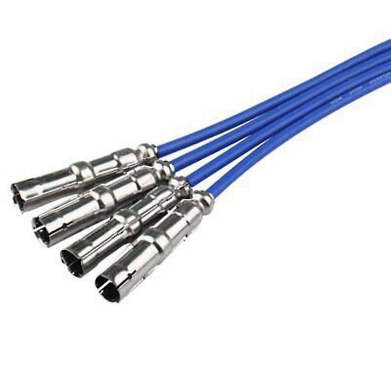 4PCS 8mm Car Spark Plug Wiring Harness Car Spark Plug Ignition Wire Set for Golf 2.0L 27588 2001-201