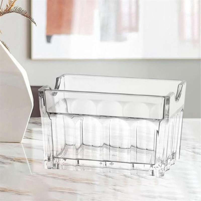 4Pcs Acrylic Sugar Packet Holder Sugar Bag Storage Container Dish Display Sachets Tissue Bowl