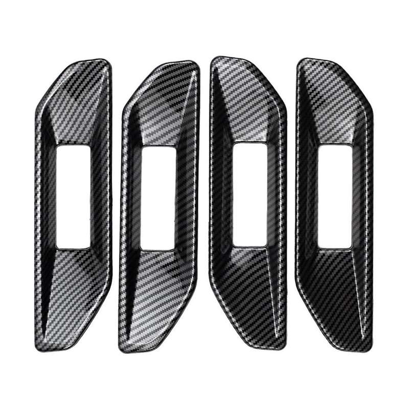4pcs Abs Interior Decorative Interior Door Handle Door Armrest Panel Cover Trim for Everest 2023