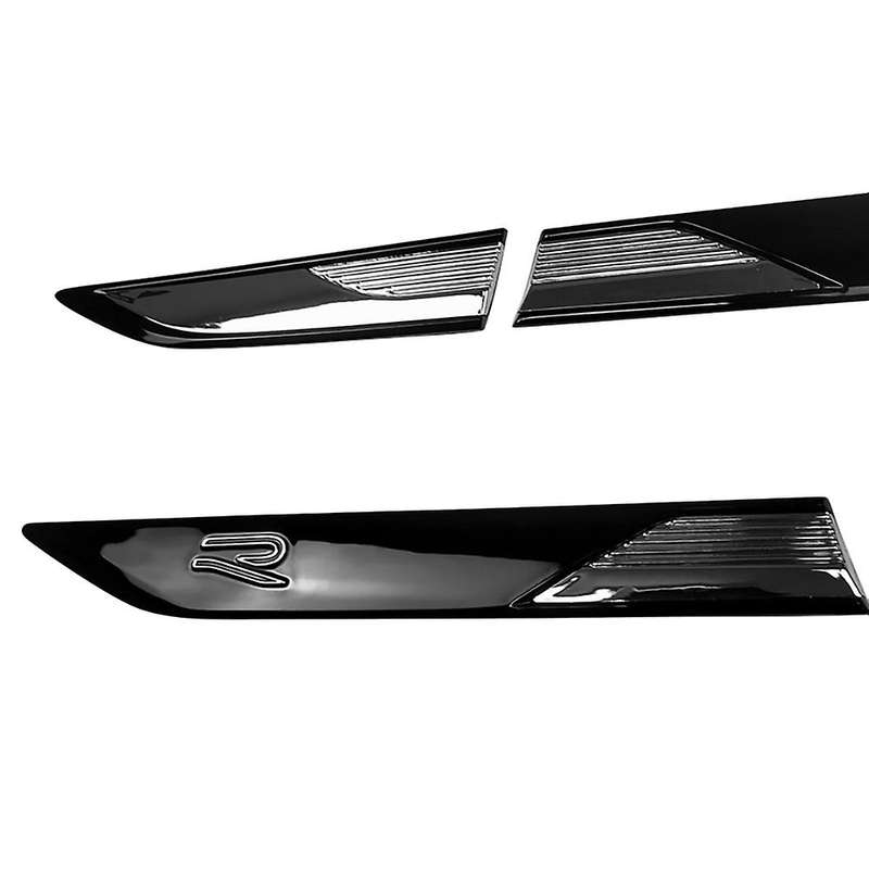 4Pcs ABS Side Wing Emblem Stickers Cover Trim for 2021-2022 Car Body Decoration Accessories