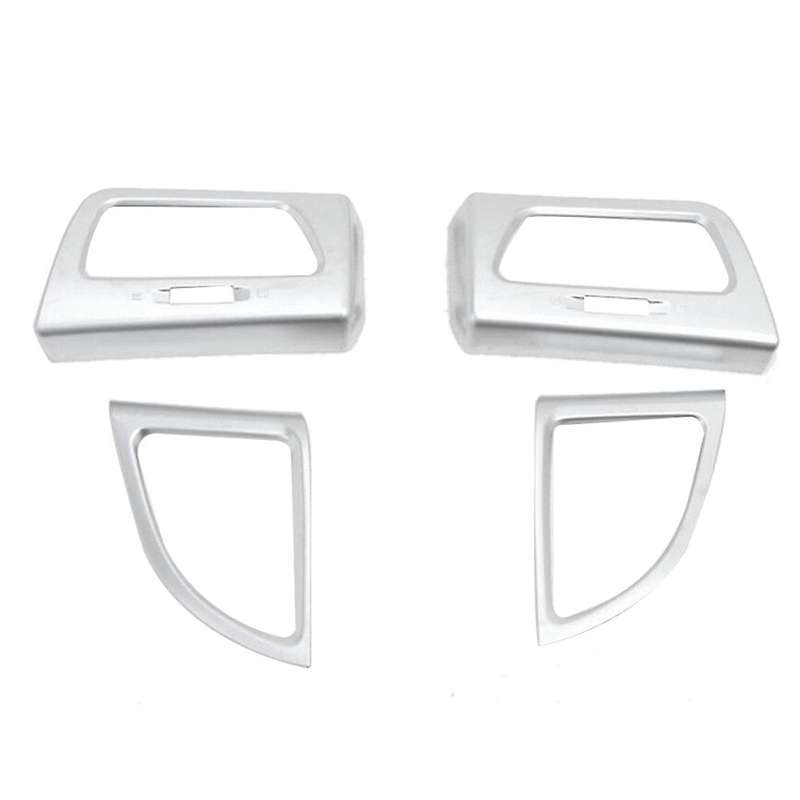 4Pcs ABS Chrome Car Front Outlet Condition Vent Trim Panel Cover for /CR-V 2012-2016