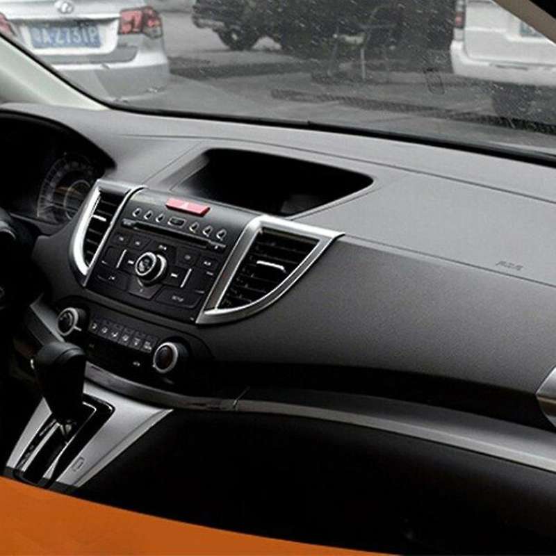 4Pcs ABS Chrome Car Front Outlet Condition Vent Trim Panel Cover for /CR-V 2012-2016